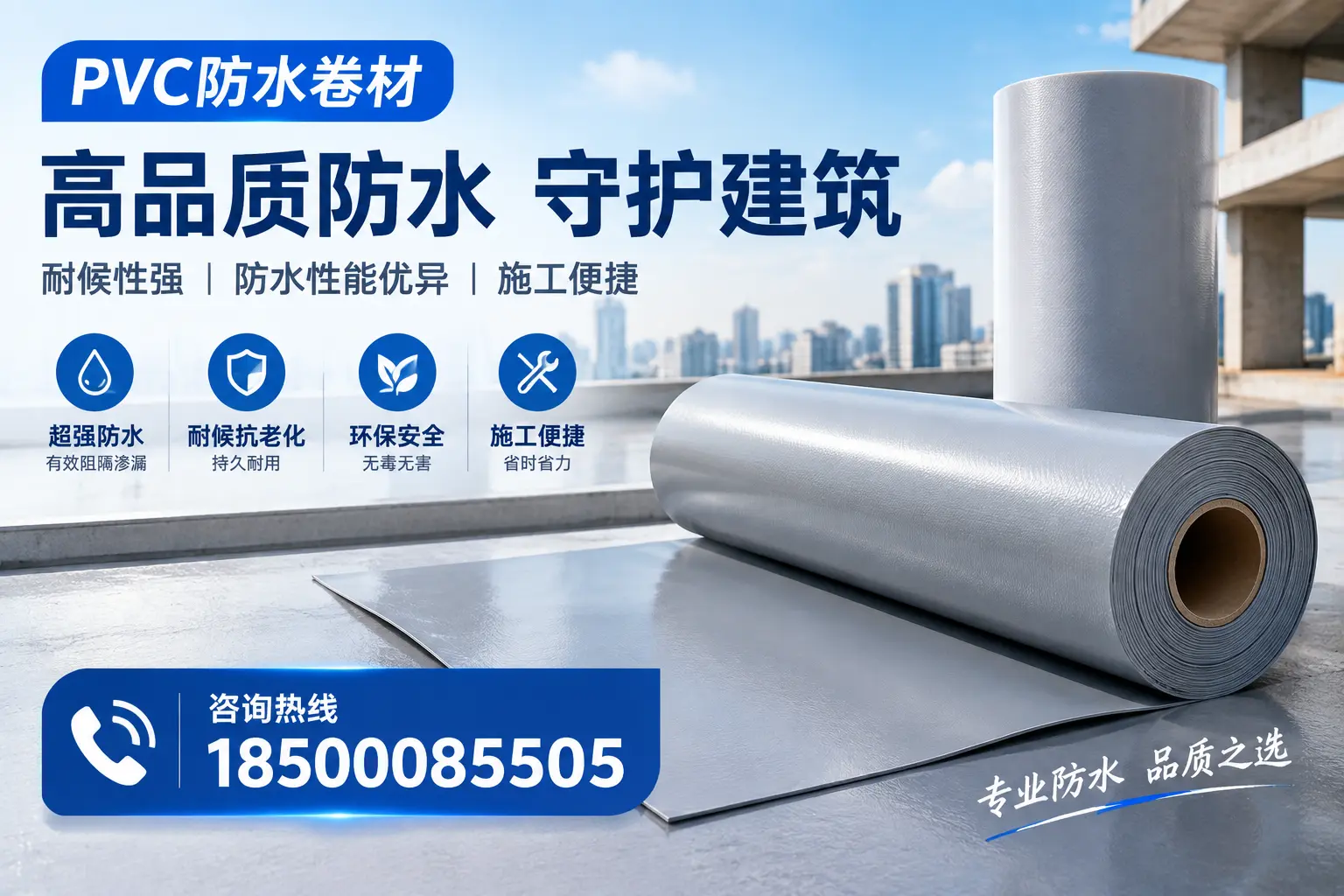 PVC防水卷材的防水效果评测，适合苏州的科学依据